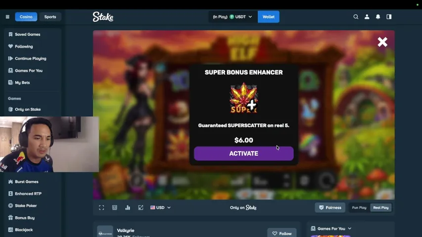 Tuvachi playing Slots & Casino - Live Casino Stream