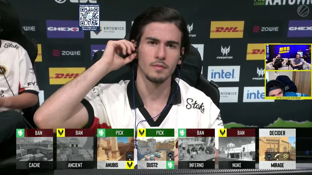 VITALITY vs FALCONS - ESL PRO LEAGUE S24 (DIA 03) - AO VIVO !livepix !social