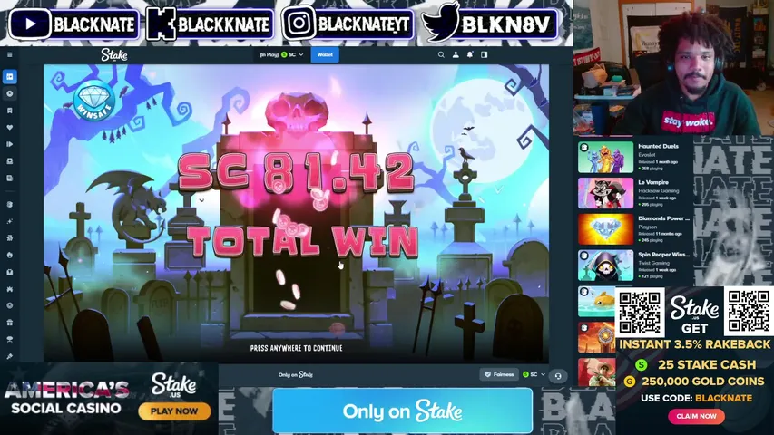 blackknate playing Slots & Casino - Live Casino Stream
