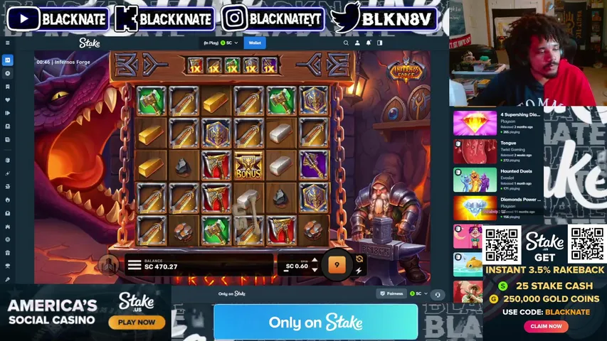blackknate playing Slots & Casino - Live Casino Stream
