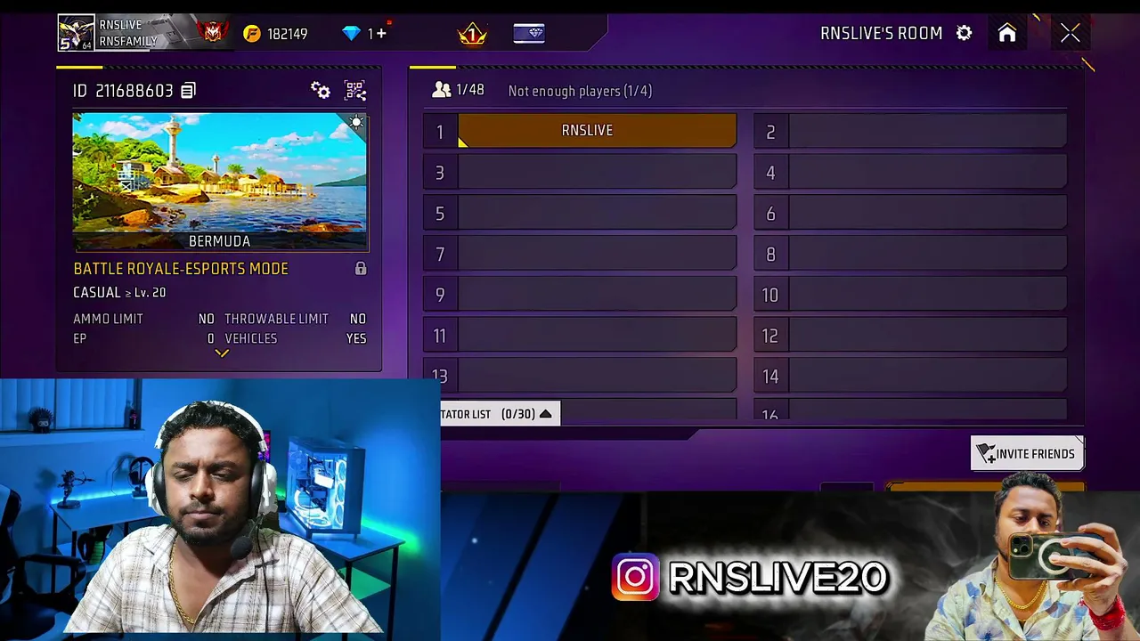 RNSLIVE live