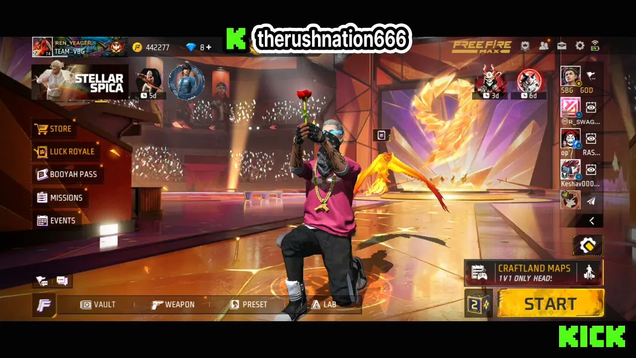 THERUSHNATION666 live