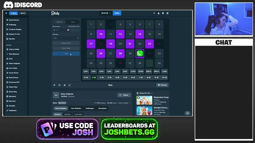 joshbets playing Slots & Casino - Live Casino Stream
