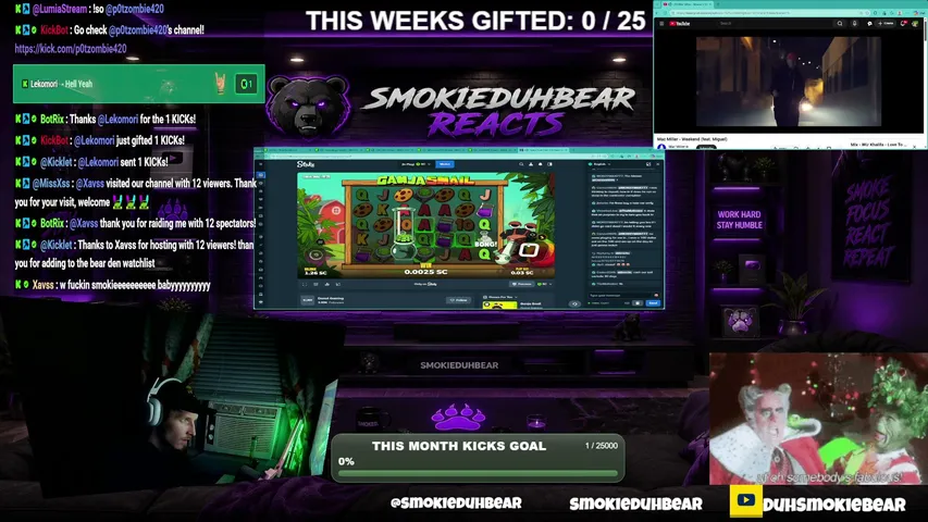 smokieduhbear playing Slots & Casino - Live Casino Stream