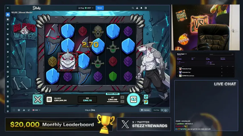 stezzy2g playing Slots & Casino - Live Casino Stream