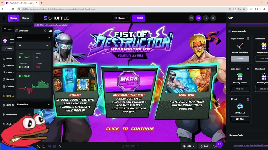 redhunllef playing Slots & Casino - Live Casino Stream