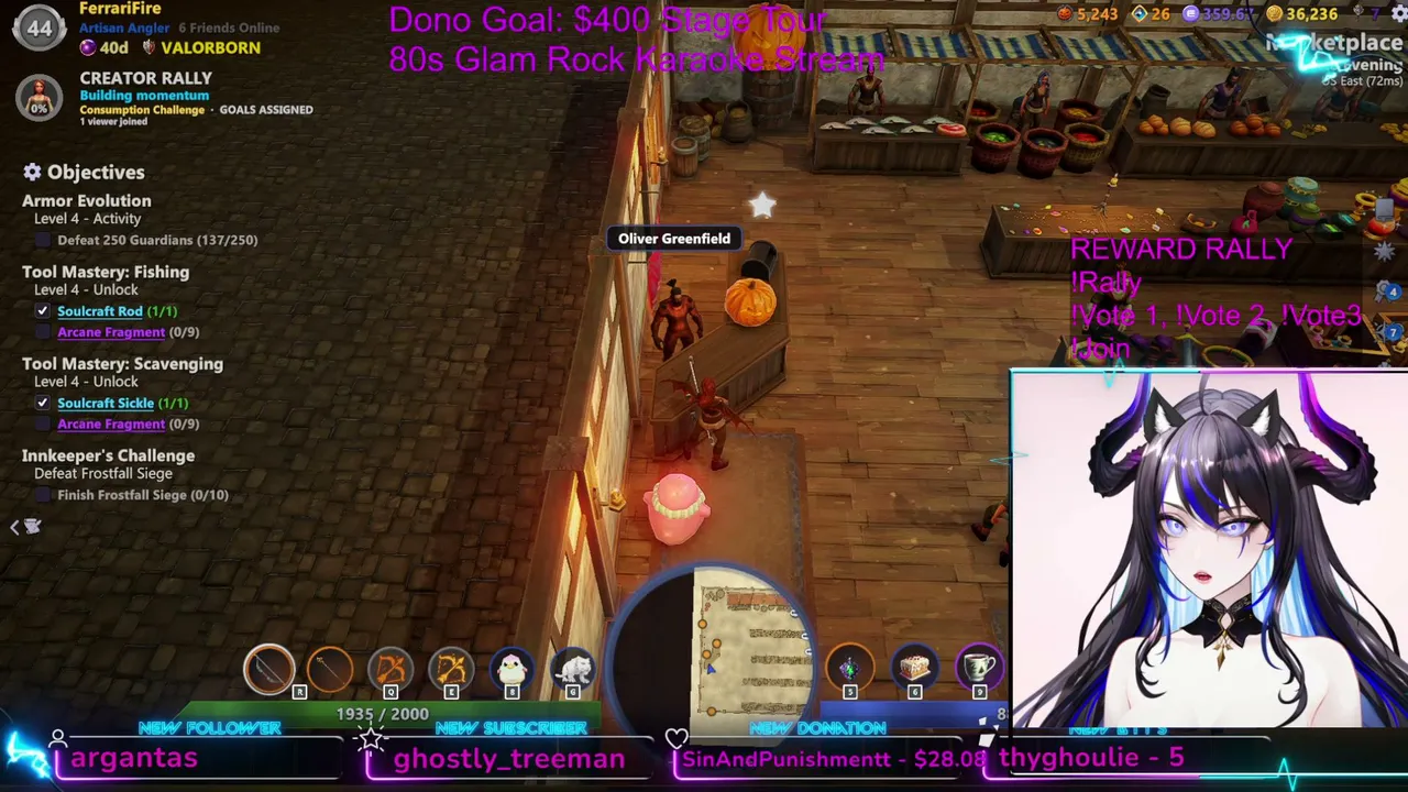 RALLY Rewards - Vtuber Day - !throne - !links - !dixper