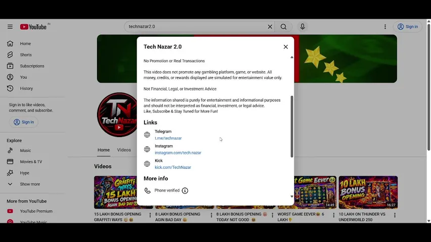 technazar playing Slots & Casino - Live Casino Stream