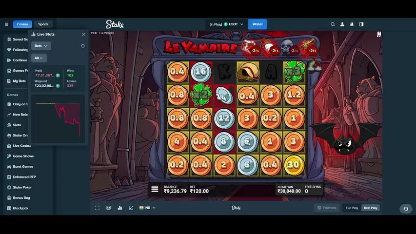 technazar playing Slots & Casino - Live Casino Stream