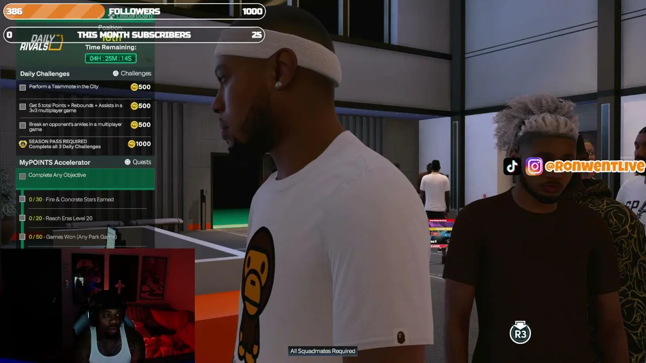Ronwentlive live