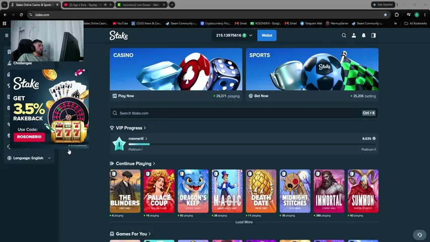 NEW MONTH 250$ RAW | !STAKE | !DISCORD | 1000$ !LB |