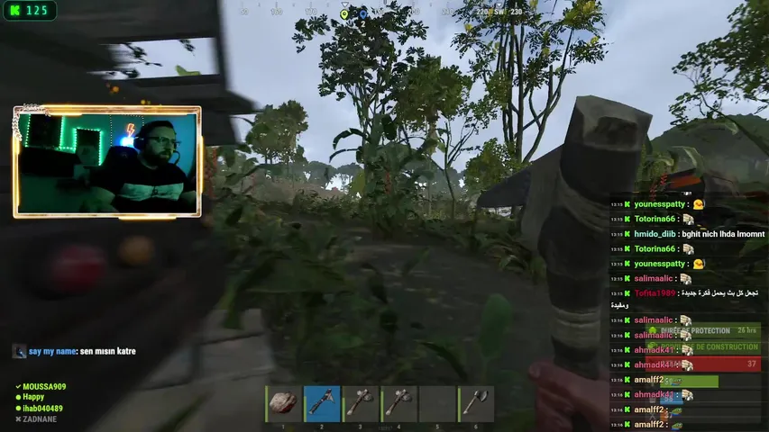 7m9ona f had serveur RUST
