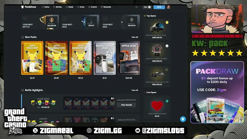 zigm playing Slots & Casino - Live Casino Stream
