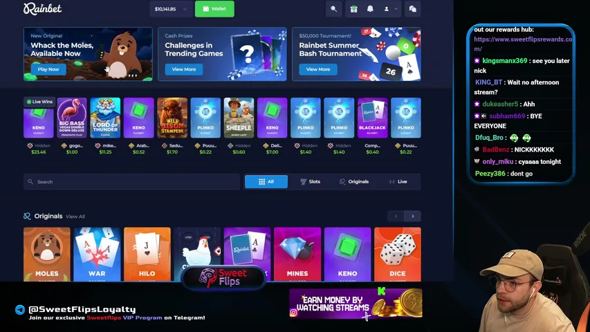 sweetflips playing Slots & Casino - Live Casino Stream