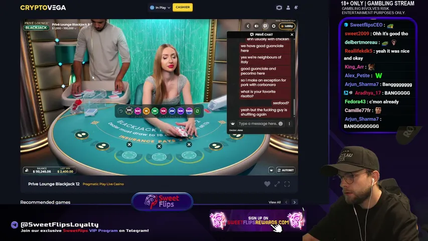 sweetflips playing Slots & Casino - Live Casino Stream
