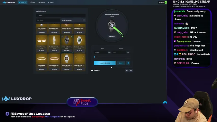 sweetflips playing Slots & Casino - Live Casino Stream