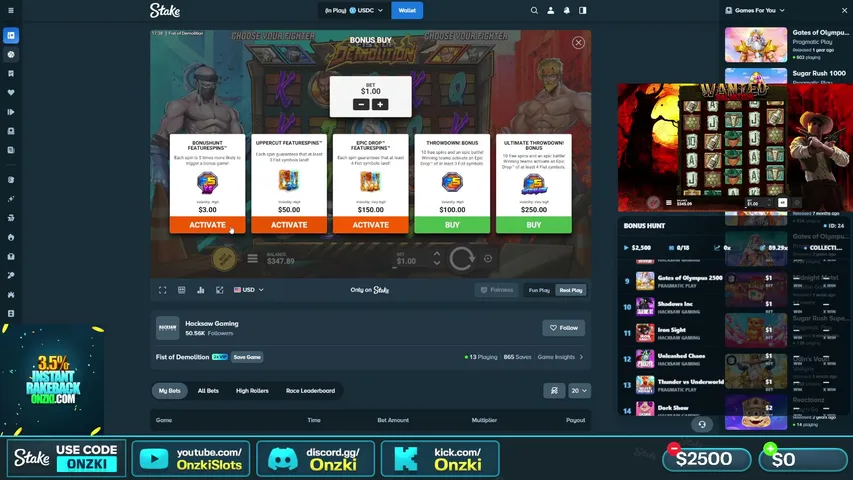 onzki playing Slots & Casino - Live Casino Stream