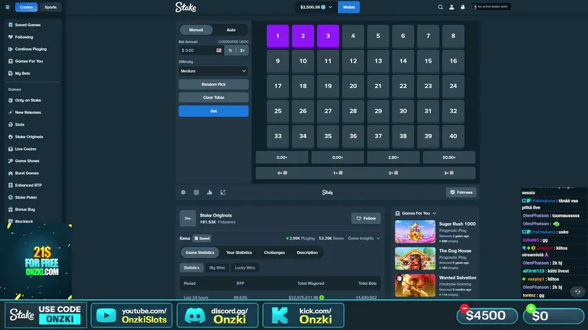 onzki playing Slots & Casino - Live Casino Stream