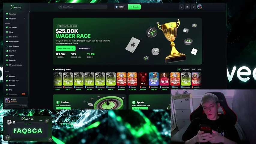 faqsca playing Slots & Casino - Live Casino Stream
