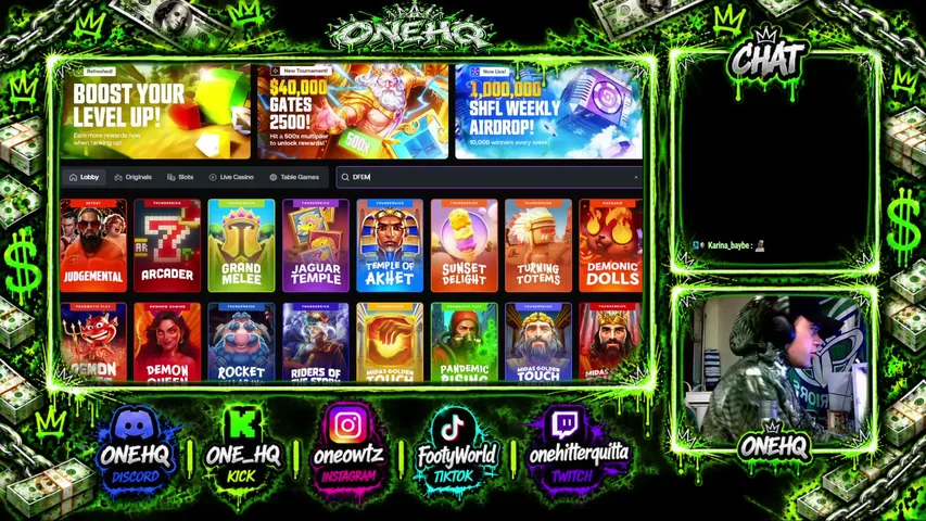 one-hq playing Slots & Casino - Live Casino Stream