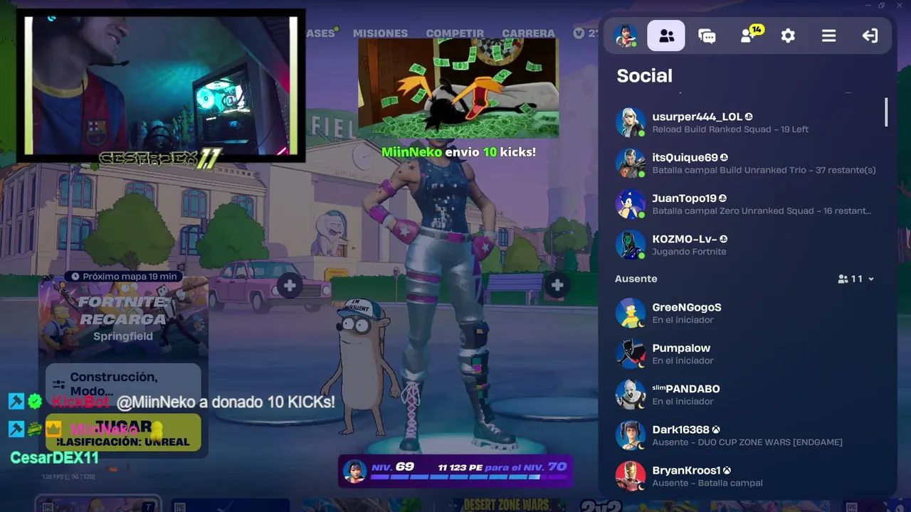 CesarDEX11 live
