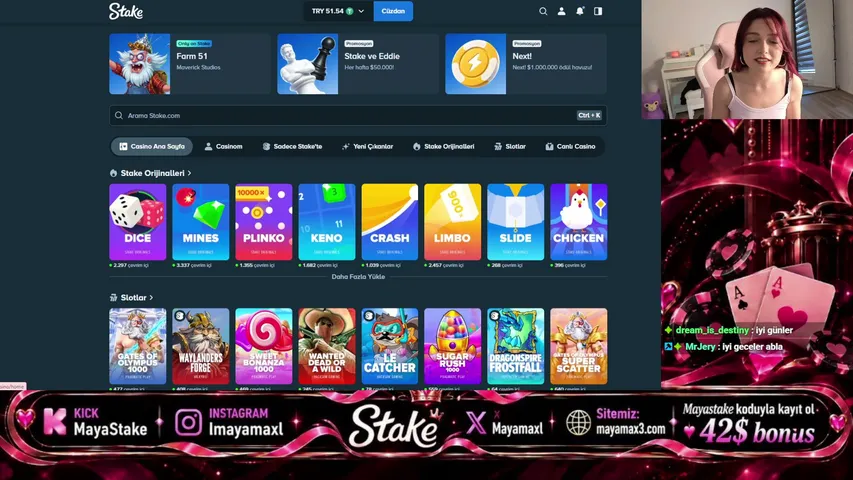 Mayastake playing Slots & Casino - Live Casino Stream
