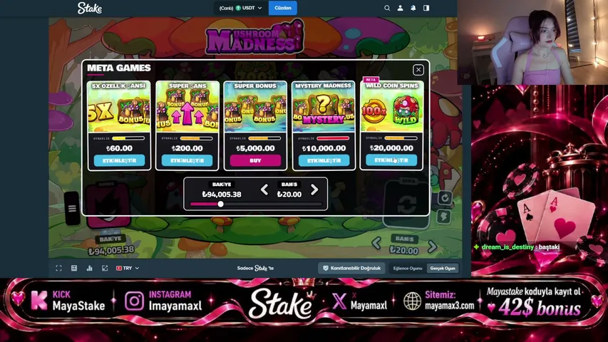 Mayastake playing Just Chatting - Live Casino Stream
