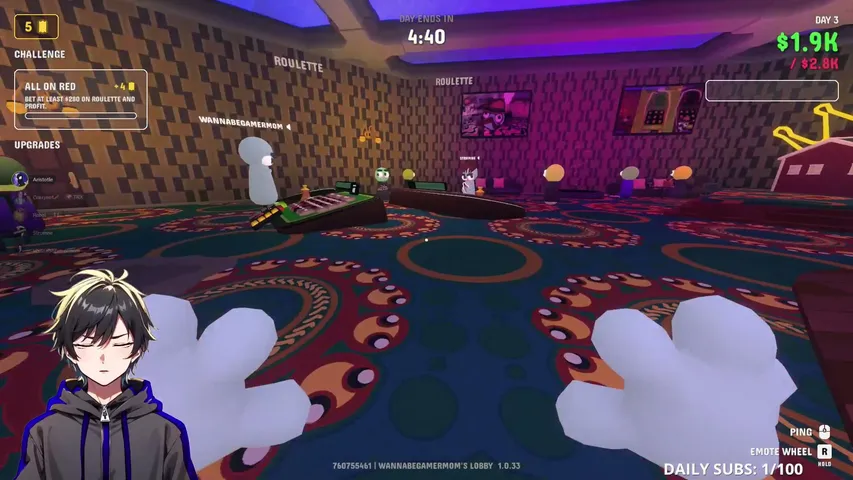 aristotle playing Gamble With Your Friends - Live Casino Stream
