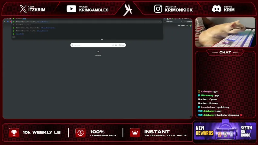 krim playing Slots & Casino - Live Casino Stream