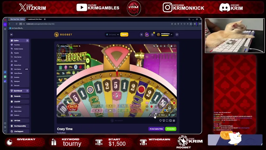 $2000 TEMU KRIM RAW TOURNY & FREESTYLE! | NEW DEAL NEW REWARDS BANGGGG | !discord !roobet !notorious