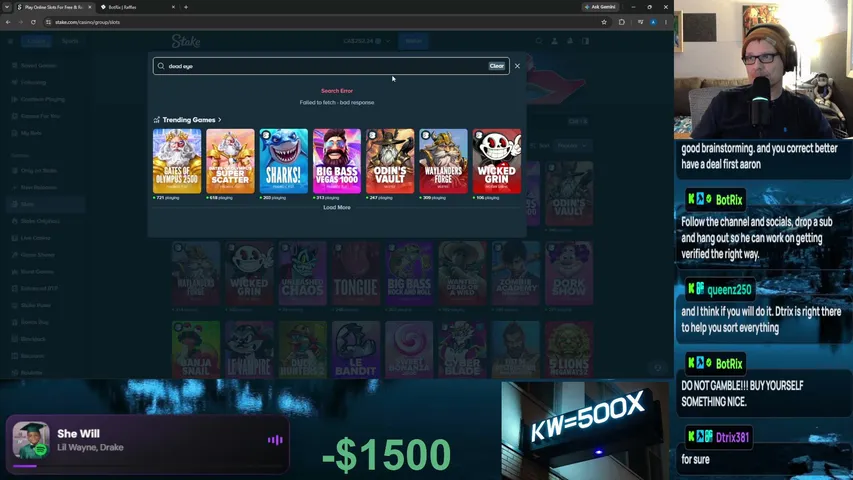 Aaron_Jay playing Slots & Casino - Live Casino Stream