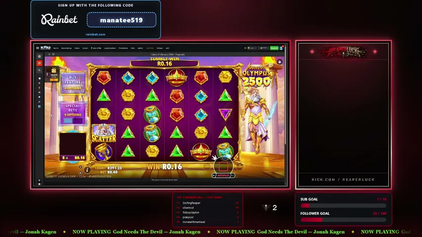 reaperluck playing Slots & Casino - Live Casino Stream