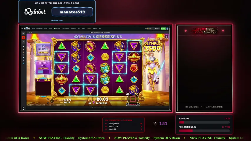 reaperluck playing Slots & Casino - Live Casino Stream
