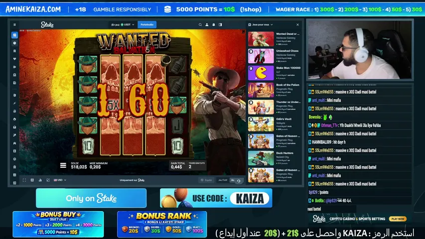 aminekaiza playing Slots & Casino - Live Casino Stream