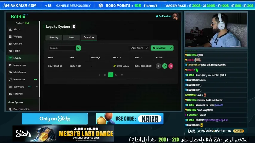 aminekaiza playing Slots & Casino - Live Casino Stream