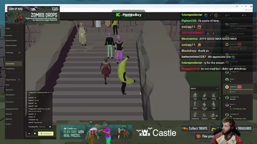 castlearena playing Slots & Casino - Live Casino Stream