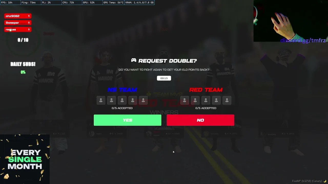 TMFRZ | Streamers