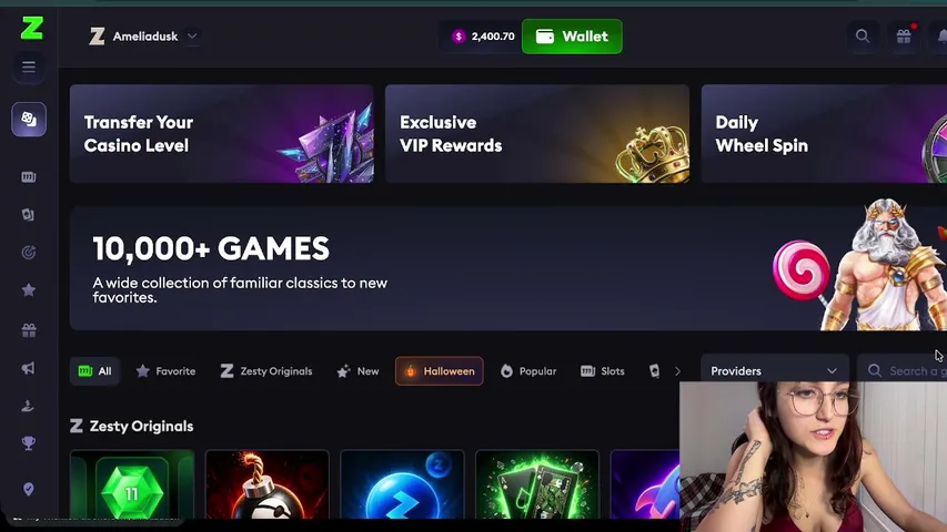ameliadusk playing Slots & Casino - Live Casino Stream