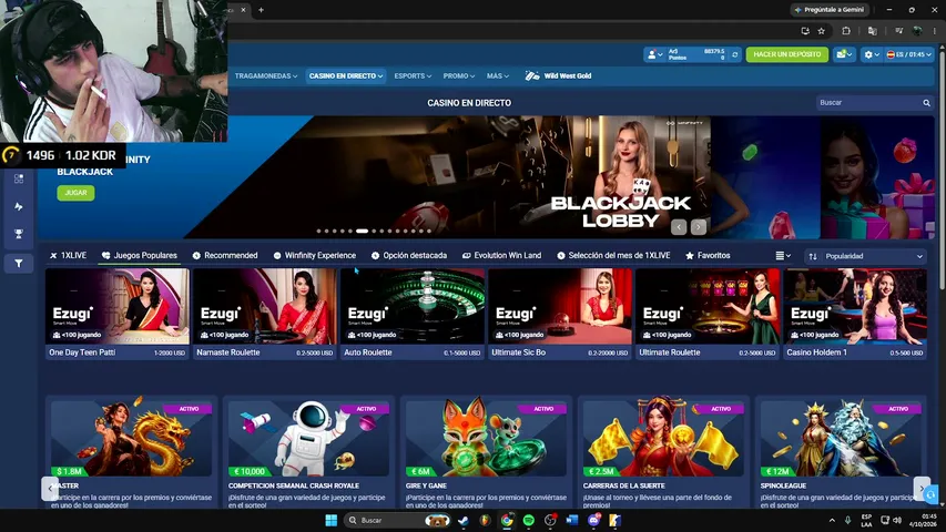 babysitter-x playing Slots & Casino - Live Casino Stream