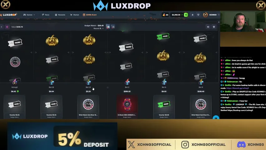 Xchng3 playing Slots & Casino - Live Casino Stream