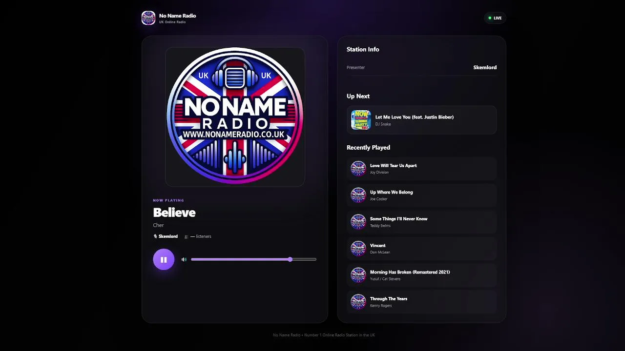 NoNameRadio live