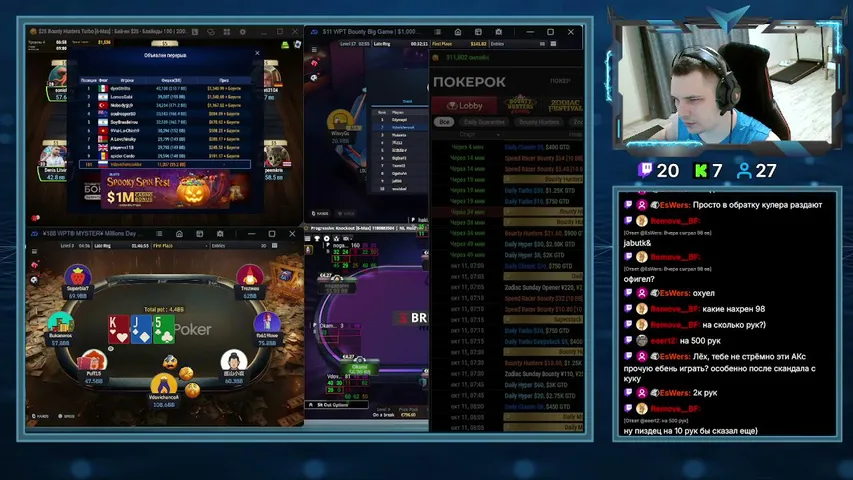 kiberbasket-pro playing Monopoly Poker - Live Casino Stream