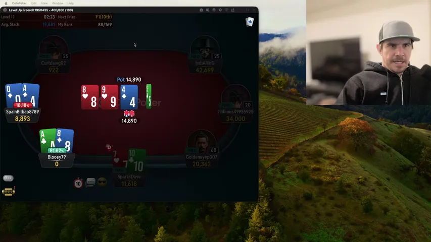 gamernv playing Poker - Live Casino Stream