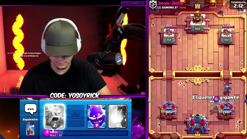 A POR CAMPEONES DEFINITIVOS!!!!!! (Liga 7) *GLOBO HÉROE* CLASH ROYALE EN VIVO - YoSoyRick