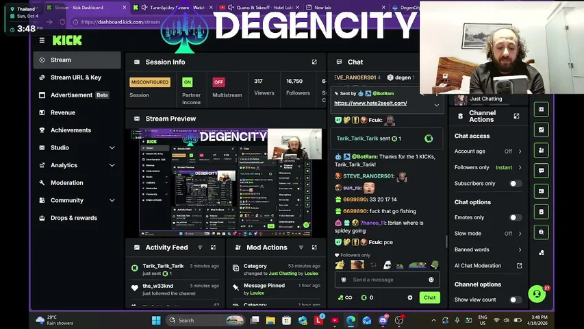 Louiex playing Slots & Casino - Live Casino Stream