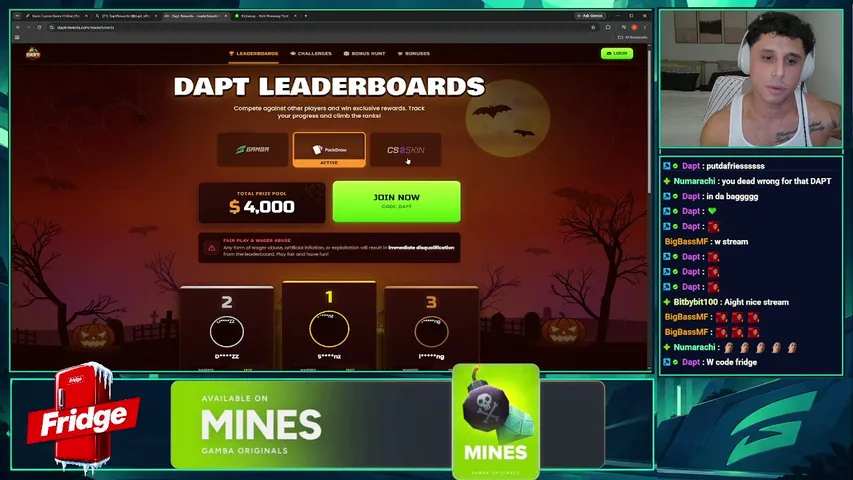 codefridge playing Slots & Casino - Live Casino Stream