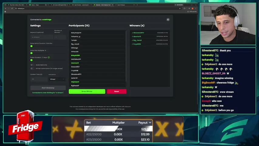 codefridge playing Slots & Casino - Live Casino Stream