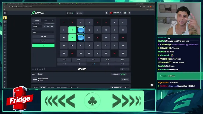 codefridge playing Slots & Casino - Live Casino Stream