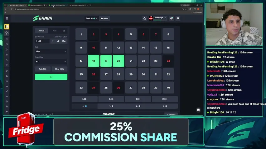codefridge playing Slots & Casino - Live Casino Stream