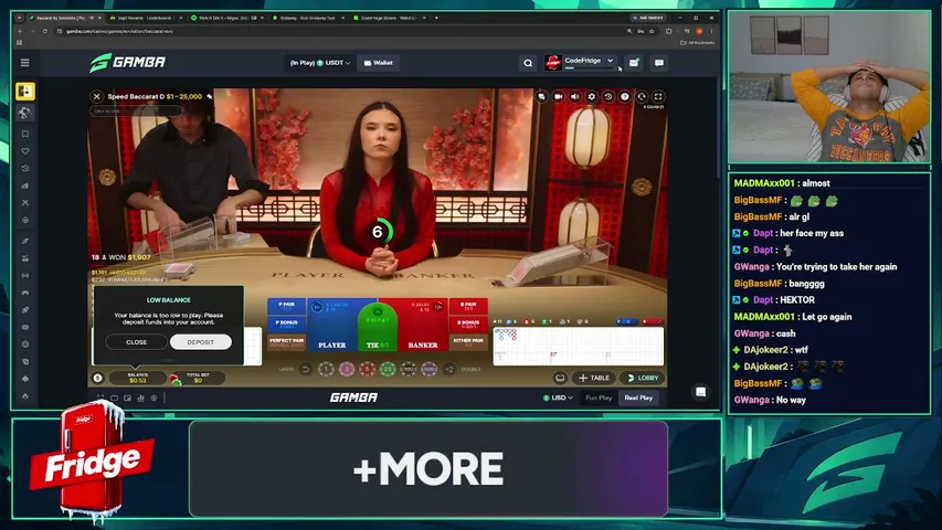 codefridge playing Slots & Casino - Live Casino Stream